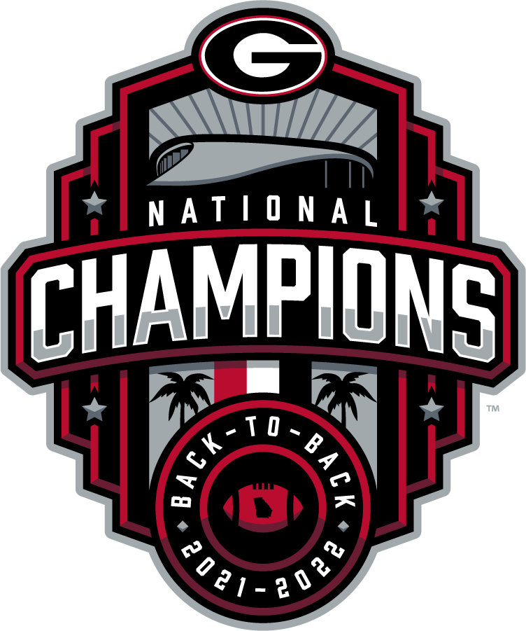 Georgia Bulldogs 2022 Champion Logo diy iron on heat transfer